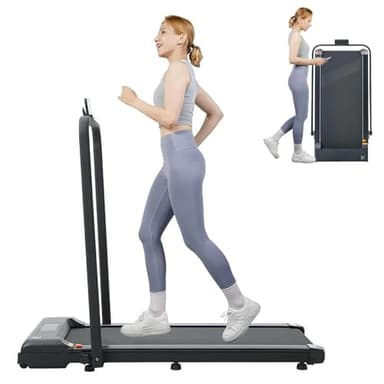 Walking Pad 3 In 1 Under Desk Treadmill for Home and Office Portable Treadmill 2.0HP Remote Control LED Display 1-10 kMH Under Desk Walking Running Jogging Machine Slim Compact Electric Motorized
