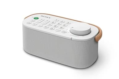 Sony Wireless Handy TV Speaker for Hard of Hearing and Seniors - White (SRSLSR200.CE7) One Size