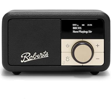 Roberts Revival PETITE2 FM/DAB/DAB+ Digital Radio with Bluetooth, Black