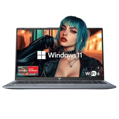 MALLRACE 2025 Laptop Computers with AMD Ryzen7 5700U, 8-core Processor (Up to 4.3GHZ) with AMD Radeon Graphics,16GB DDR4 RAM 512GB SSD,WiFi 6, Windows 11,15.6 inch IPS Display,4800mAh Battery
