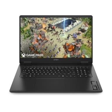 HP Omen Gaming Laptop | AMD Ryzen 9 8945HS Processor | 32GB RAM | 1TB SSD | NVIDIA GeForce RTX 4060 Laptop GPU | 17.3 Inch QHD (1920 x 1280) IPS Display | 240Hz | Windows 11 Home | Black | 17-db0008sa