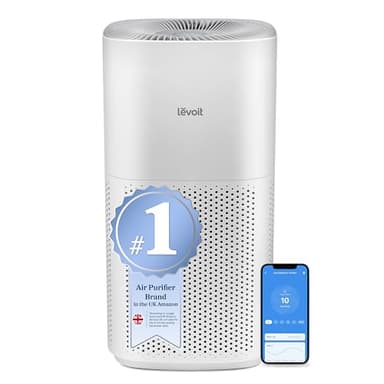 LEVOIT Smart Air Purifier for Home Large Room, Covers up to 294 ㎡, CADR 697m³/h, APP & Alexa Control, PM2.5 Air Monitor & Auto Mode, HEPA Filter Removes Allergens Pollen Dust Smoke Pet