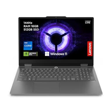 Lenovo LOQ Essential 15IRX11 Gaming Laptop – 15.6" FHD 144Hz, i7-13650HX, RTX 5050 8GB, 16GB DDR5, 512GB SSD, Windows 11 Home, Luna Grey, UK Keyboard (Non-Backlit)