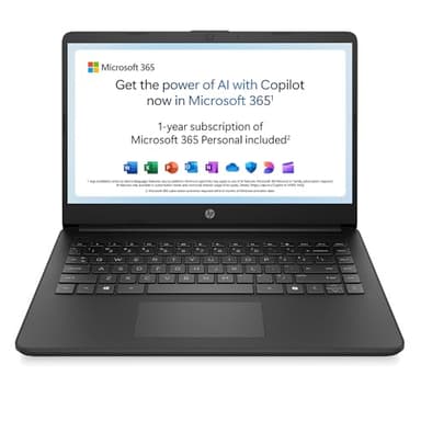 HP Laptop 14s-dq3001sa 14" 1366 x 768 pixels Intel Celeron 4GB 64GB eMMC Windows 11 Home in S mode