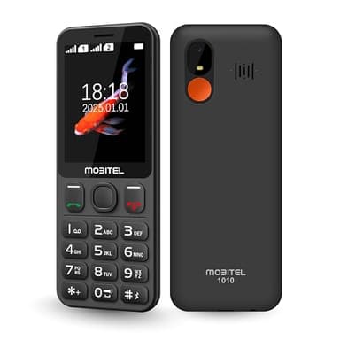 Mobitel 1010 4G SIM Free Big Button Mobile Phone for Elderly Dual SIM Unlocked Basic Phone Large Display SOS Emergency Button Loud Volume Long Battery Type-C Charging Easy to Use Senior Mobile