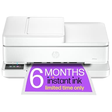 HP Envy 6530e All in One Printer | Perfect for Home | Colour | Wireless | Print, Scan & Copy | 3 Months of free Instant Ink | Automatic Document Feeder | White