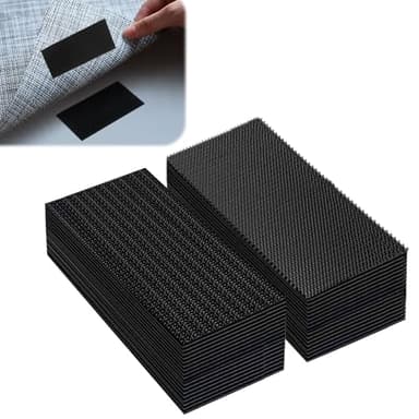 16pcs Rug to Carpet Gripper from Rug to Carpet Stop Rug Slipping Rug Grippers 10 x 5 cm Washable Reusable Carpet Non Slip Sticky Grips for Carpeted Floor Sofa Stair Cushion Car Boot Liners