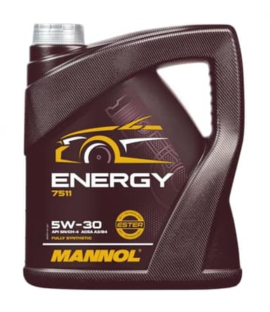 Mannol 5 Litre Energy 5W-30 Engine Oil A3/B4 Universal Synthetic Ester Technology