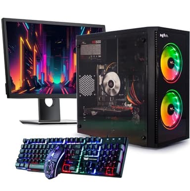 Veno Scorp Budget Gaming PC 22” Bundle Intel Core i3-8GB RAM - 500GB HDD – GT 710 2GB NOVA ARGB Gaming Case - WINDOWS 10
