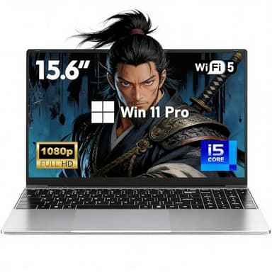 FUNYET 15.6" Gaming Laptop with Win11 Pro, 16GB RAM 1TB SSD (Supports 1TB TF) Notebook, i5-7Y54 Processor, 1920×1080 HD Display Computer, 5000mAh Battery, USB3.0, BT4.2, WiFi5, HDMI, Backlit Keyboard