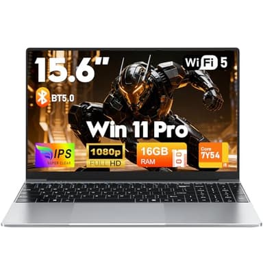 FUNYET Laptop, 2026 Notebook 15.6 Inch 16GB RAM 512GB SSD, Core i5-7Y54 Processor, FHD 1920 x 1080 Display, Support WiFi 5, BT5.0, USB3.0 * 2, 5000mAh Battery Computer,Backlit Keyboard