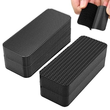 30PCS Rug Grippers for Laminate Floor & Carpet‌ - Non Slip Rugs Tape with Self Adhesive, Washable Carpet Grippers to Stop Rug Slipping, Secure Rugs on Hardwood/Tile/Carpeted Floors & Sofa Cushio