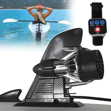 Electric Fin Thruster Kit for Paddleboards and Kayaks - 160W Motor, 6kg Thrust, 6km/H Speed, 20km Range, 5-Hour Runtime