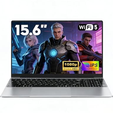 NAIKLULU 15.6 inch Cheap Gaming laptop, i5-7Y54 (up to 3.2 GHz) Processor 16 GB RAM 512GB SSD 2026 Budget Gaming Laptop, Gamer Computer with Backlit Keyboard | 5000 mAh | 38.5Wh