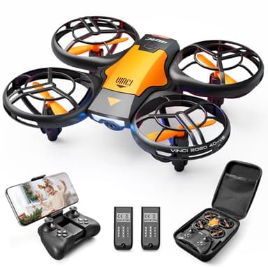 4DRC Mini Drone With 720P HD Camera For Kids, FPV 2.4G WiFi, Upgraded Propeller Guard, 3D Flip, Combat Mode, Induction Of Gravity, Altitude Hold, Headless Mode, One Key Take-Off/Landing, Toy Gift