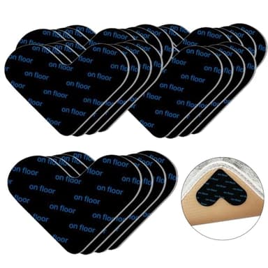 16 Pcs Rug Grippers, Anti Slip Rug Underlay Stickers, Carpet Grippers,Grippers Laminate, Rug Underlay, Carpet Stickers, Reusable Carpet Grippers Rug Grippers for Laminate Floor Wooden Floors