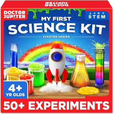 Doctor Jupiter Science Experiments Kit for Kids Ages 4+, Girls & Boys Gifts