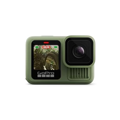 GoPro HERO13 Black in Forest Green (Limited Edition Color) - Waterproof Action Camera with 5.3K60 Video, 27MP Photo + Compatability with HB-Series Lenses