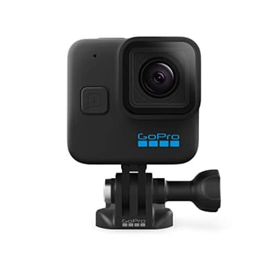 GoPro HERO11 Black Mini - Compact Waterproof Action Camera With 5.3K60 Ultra HD Video, 24.7MP Frame Grabs, 1/1.9" Image Sensor, Live Streaming, Stabilization