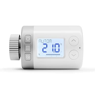 Honeywell Home Smart Radiator Thermostat Valve/HR 27 ECO ETRV/Programmable Thermostatic Radiator Valve/Digital Intelligent Central Heating Controller/White / 2-Pack