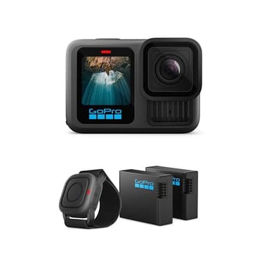 GoPro HERO13 Black Action Bundle (Amazon Exclusive) - Includes 2 Enduro Batteries and Waterproof Shutter Remote