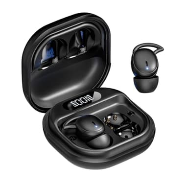 Telidif Sleep Earbuds, Bluetooth 5.4 Noise Cancelling Earphones, Invisible Mini Ear Buds for Side Sleeping, Waterproof Wireless Headphones for Travel, Insomnia, Relaxation, Black Compact Design