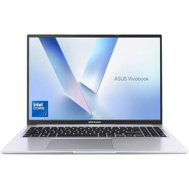 ASUS Vivobook 16 X1605VA Laptop | 16.0" WUXGA 16:10 Screen | Intel Core 7-150U | 16GB RAM | 1TB PCIe SSD | Windows 11 | Silver