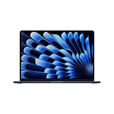 Apple 2025 MacBook Air 15-inch Laptop with M4 chip: Built for Apple Intelligence, 15.3-inch Liquid Retina Display, 24GB Unified Memory, 512GB SSD Storage, 12MP Center Stage Camera, Touch ID; Midnight