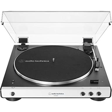 Audio-Technica LP60XBTW Full Automatic Wireless Belt-Drive Turntable White