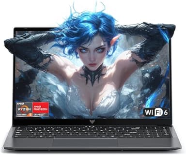 ACEMAGIC 2025 15.6 Inch Laptop with Ryzen 5 7430U Processor up to 4.3GHz (Beat R5 7520U) 16GB RAM DDR4*2 512GB M.2 SSD with 11 Pro Installed, FHD, HDMI, BT5.2, USB3.2, Type-C, 54.7Wh Battery, WiFi 6.0